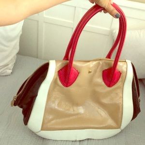 Pour La Victoire multicolored leather handbag